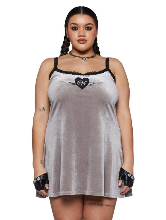 Dolls Kill Dresses & Skirts - NWOT Bratz x Dolls Kill Velour Mini Dress
